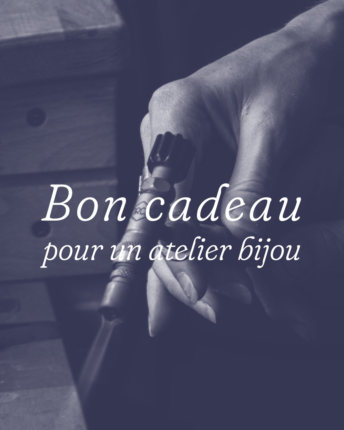 Bon cadeau pour un atelier bijou
