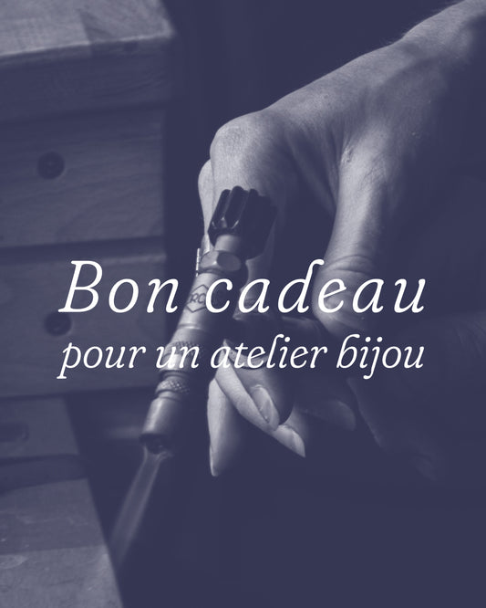 Bon cadeau pour un atelier bijou