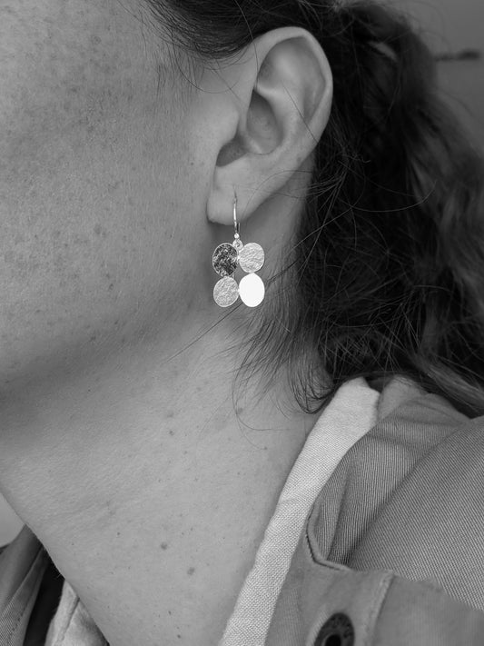 Boucles d'oreilles Confettis - Pendantes